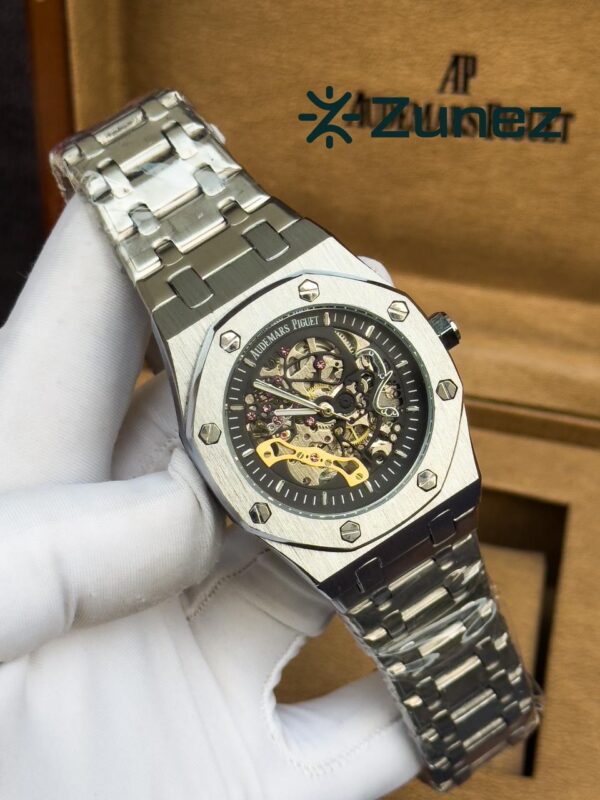 Audemars Piguet Skeleton Automatic Watch Silver