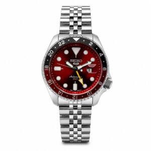 SEIKO 5 SPORTS GMT AUTOMATIC MASTER GRADE RED DIAL