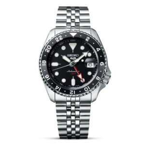 SEIKO 5 SPORTS GMT AUTOMATIC MASTER GRADE BLACK DIAL