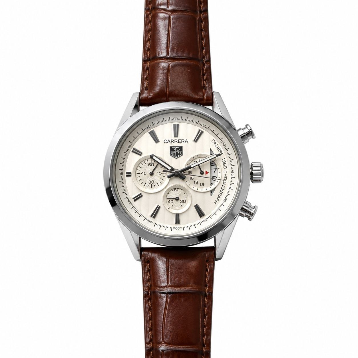 CARRERA CALIBRE 1969 WHITE 42 MM