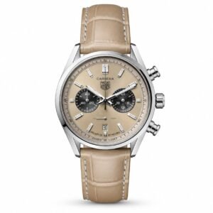 CARRERA HEUER-02T CHRONO SAND BEIGE 42MM