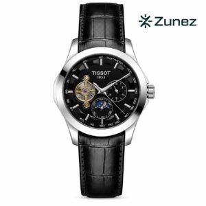 TISSOT OPEN-HEART MOONPHASE AUTOMATIC BLACK