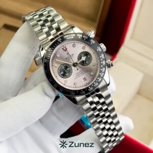 Tudor Black Bay Chrono Watch Pink Dial